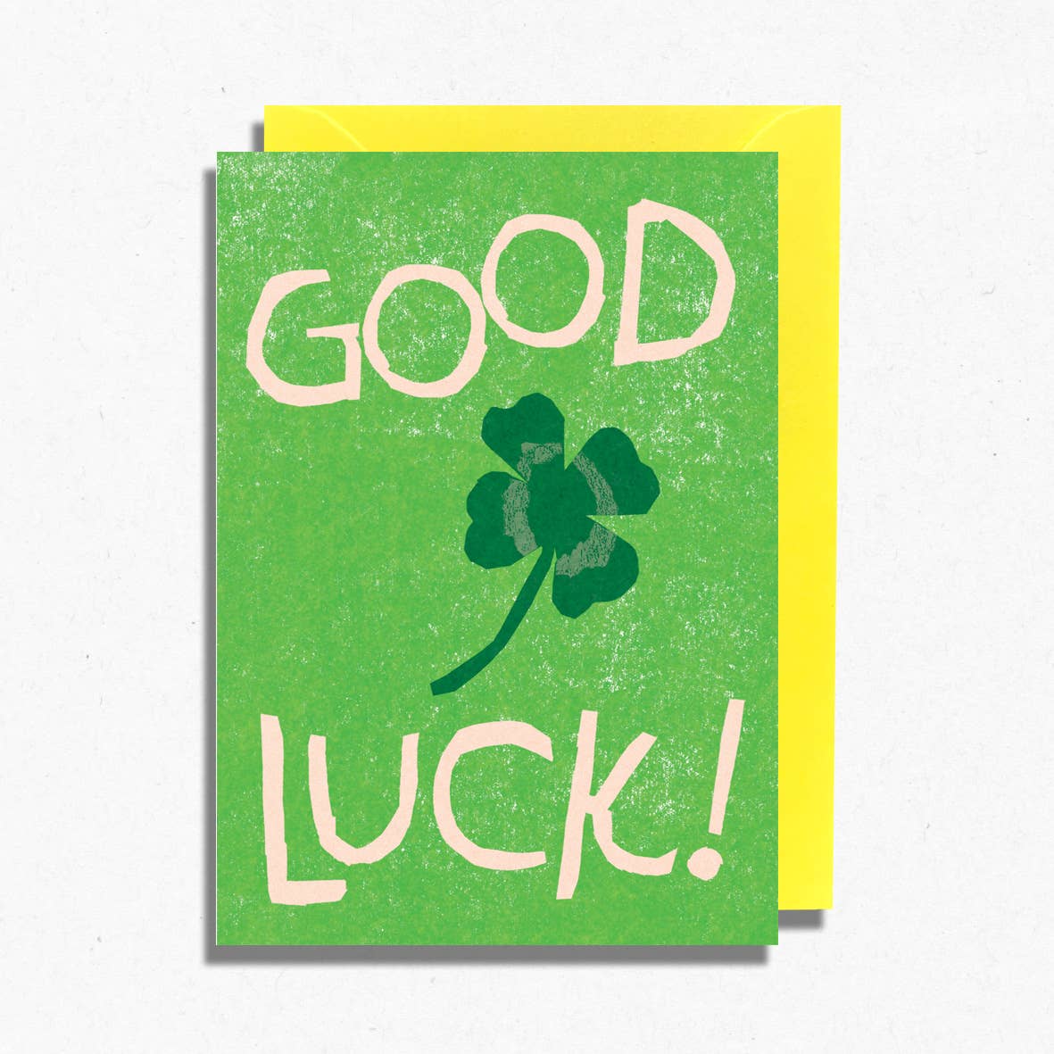 Good Luck Clover Greeting Card