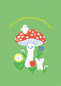 Mushroom In My Heart Greeting Card