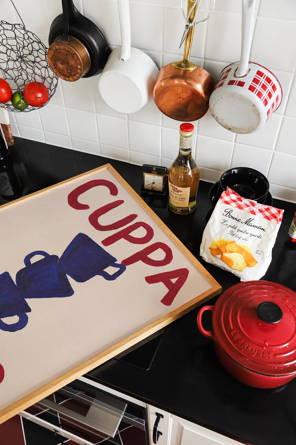 Cuppa Tea Hand Painted A4 Print