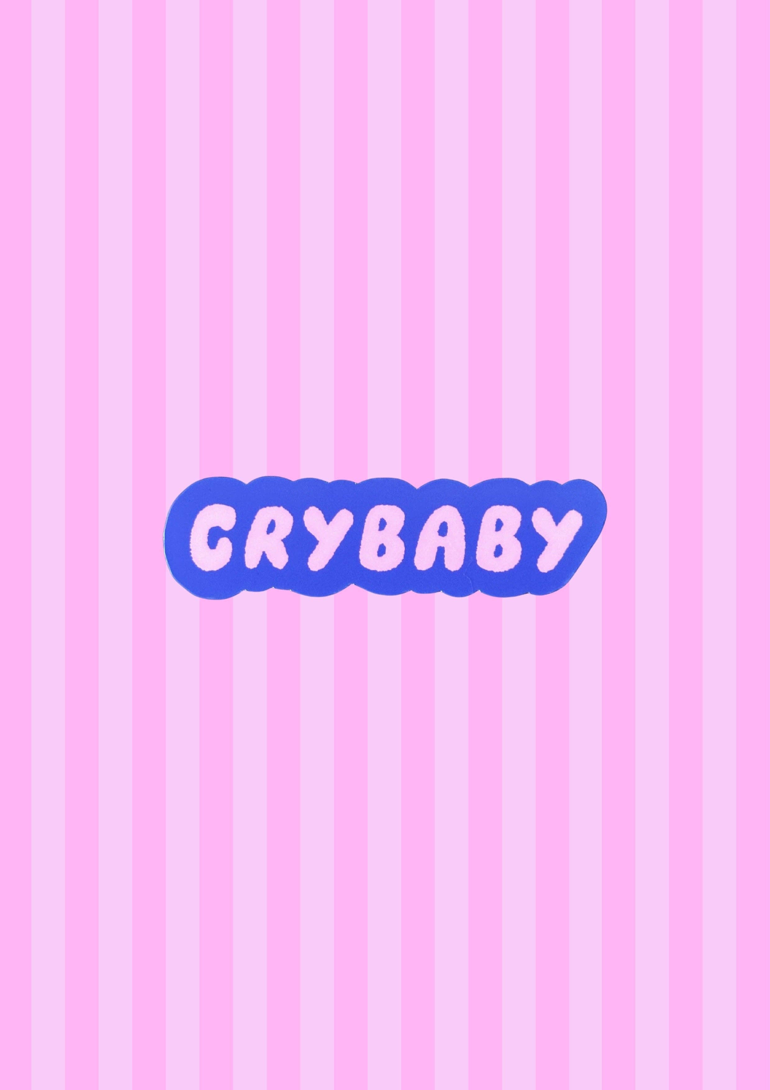 Crybaby Vinyl Sticker