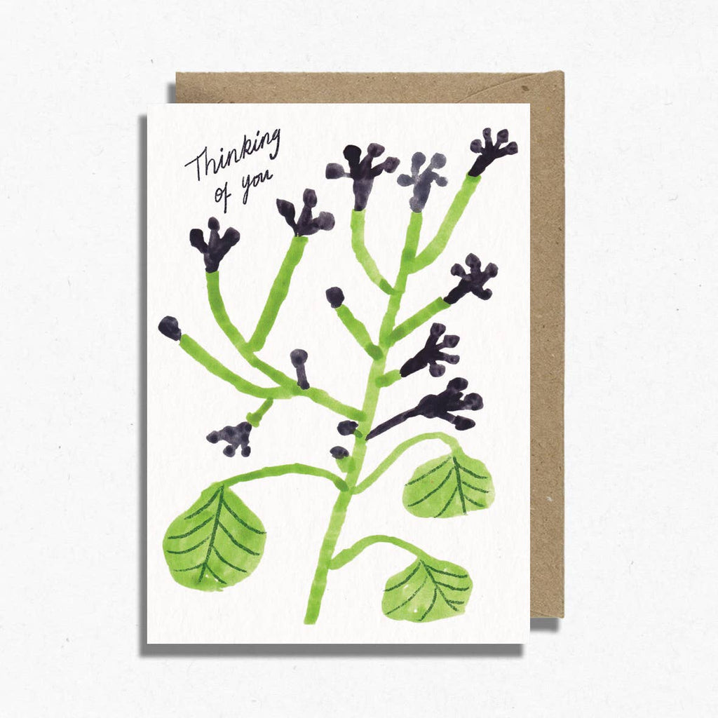 Thinking of You Flowers Greeting Card