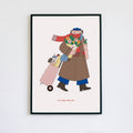 'Live Laugh Little Treat' A5 Art Print