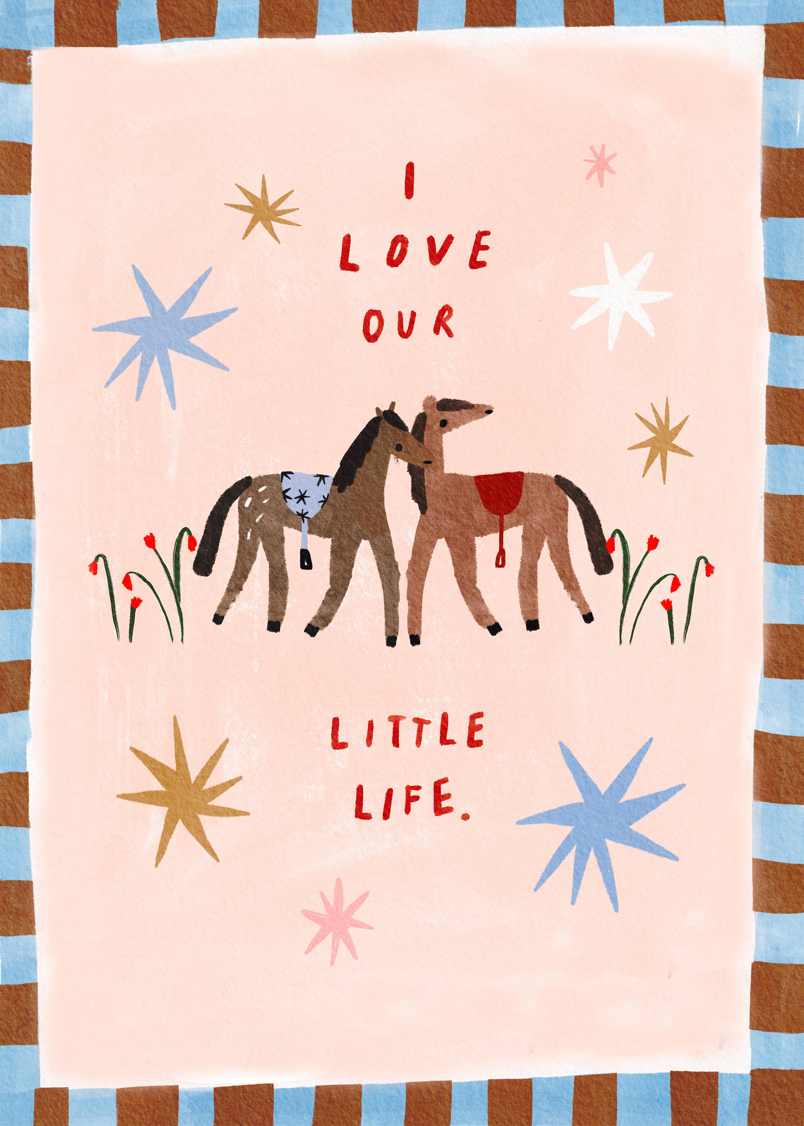 I Love Our Little Life A4 Print