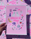 Collector of Things A4 Risograph Print