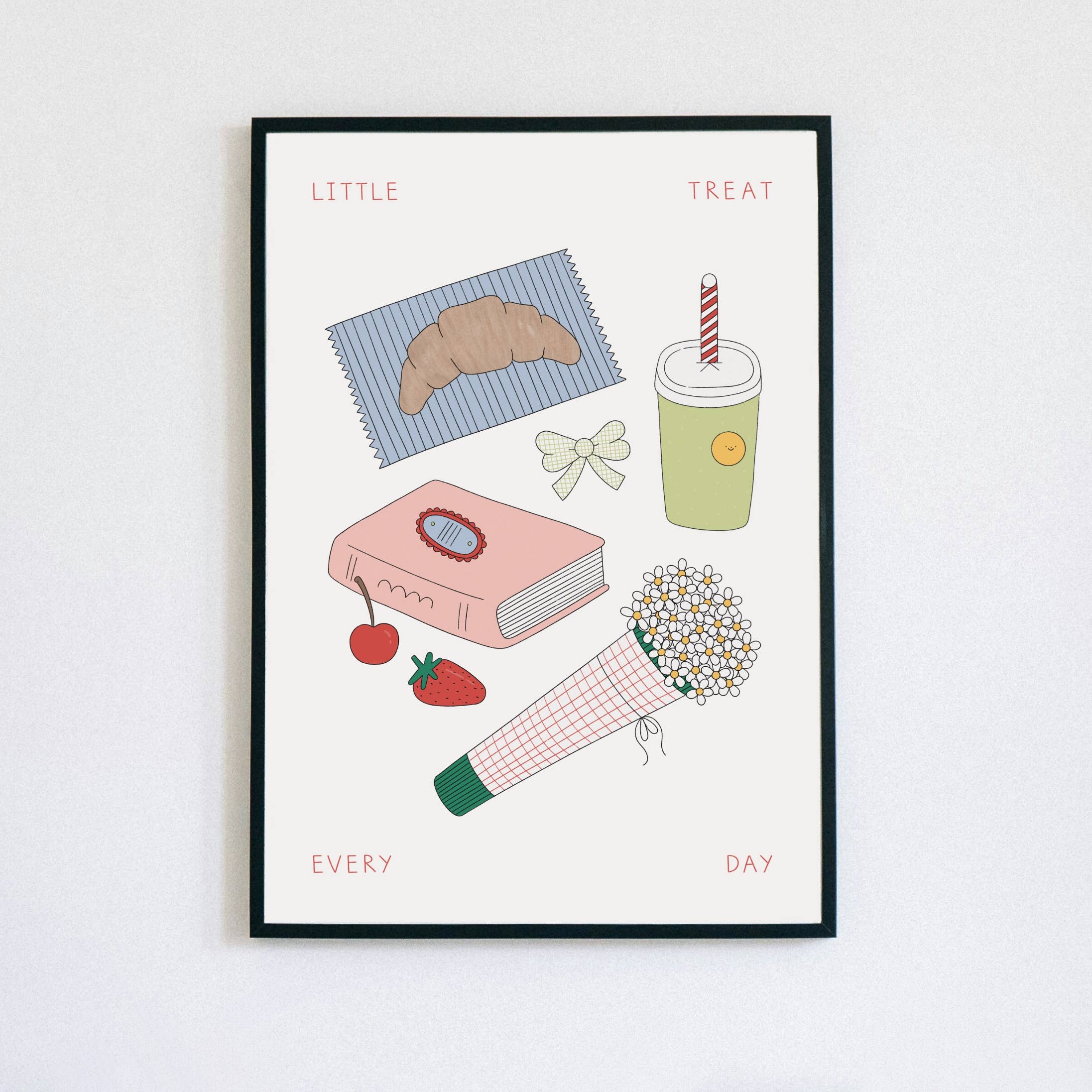 'Little Treat Every Day' A5 Art Print