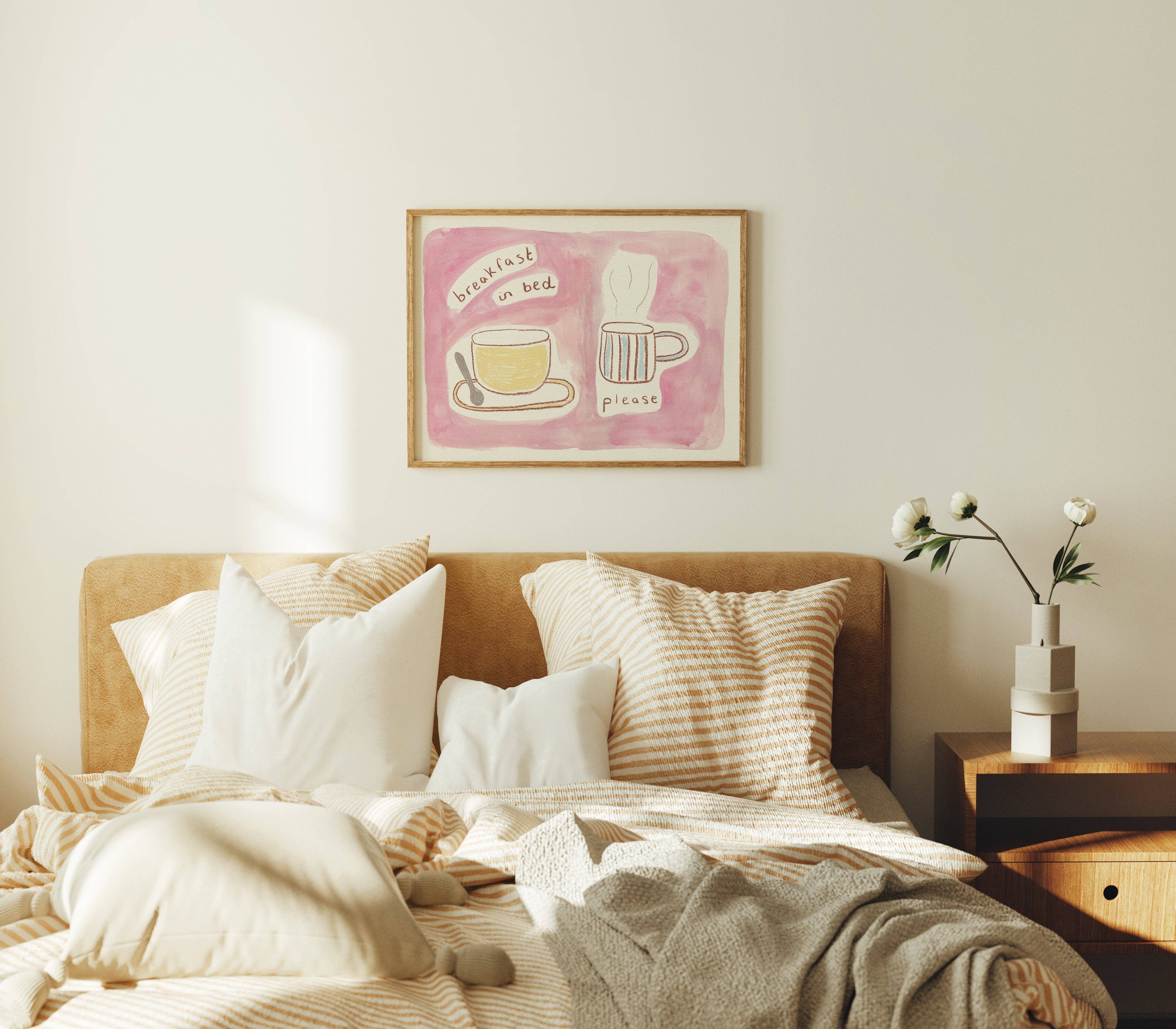 Breakfast in Bed Please A4 Print