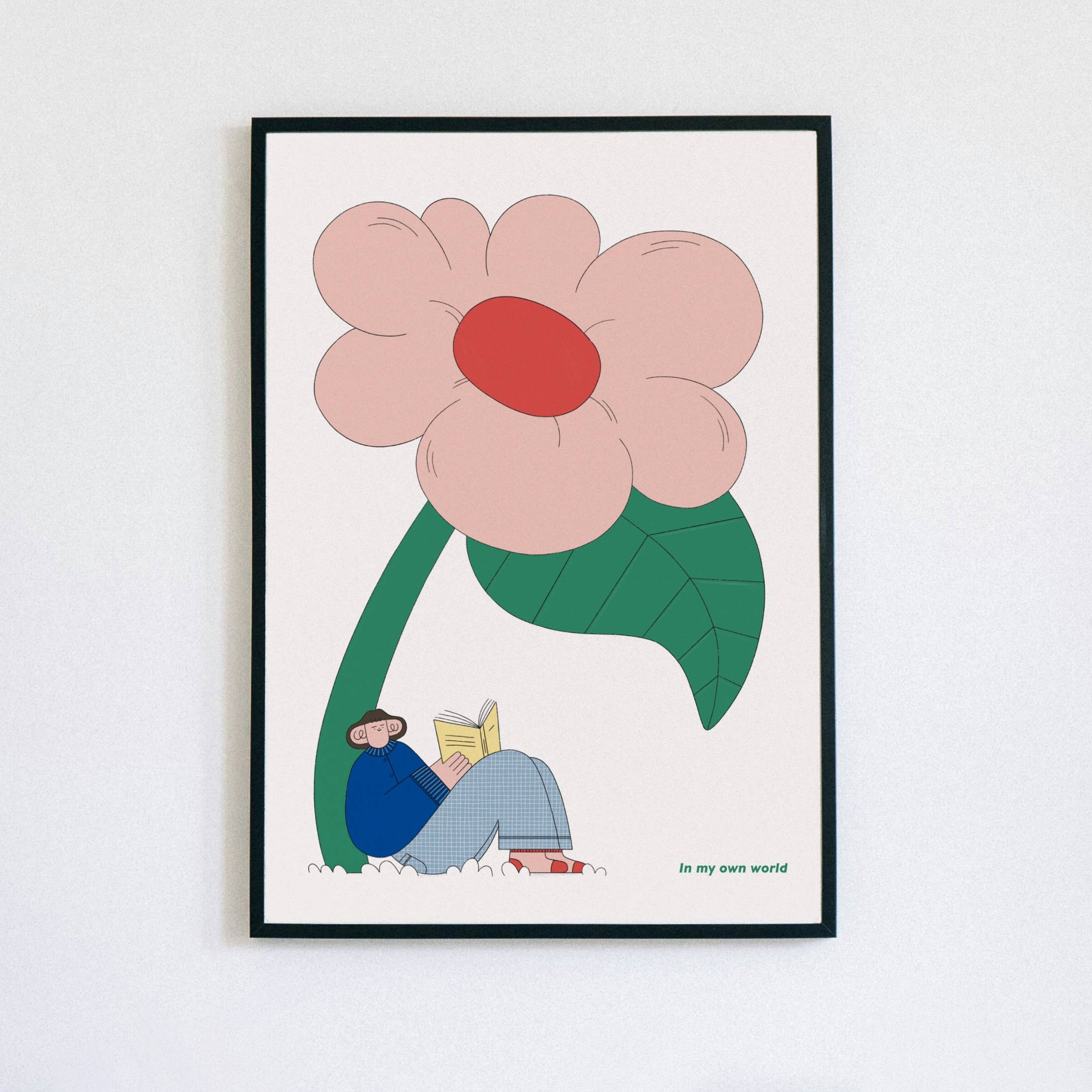 'In My Own World' A5 Art Print