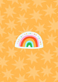 Please Leave Me Alone Rainbow Matte Vinyl Sticker