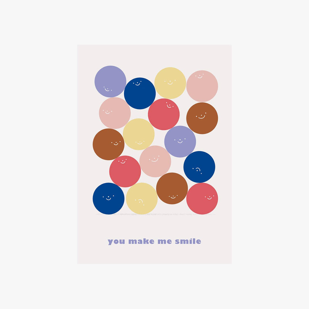 You Make Me Smile Greeting Card
