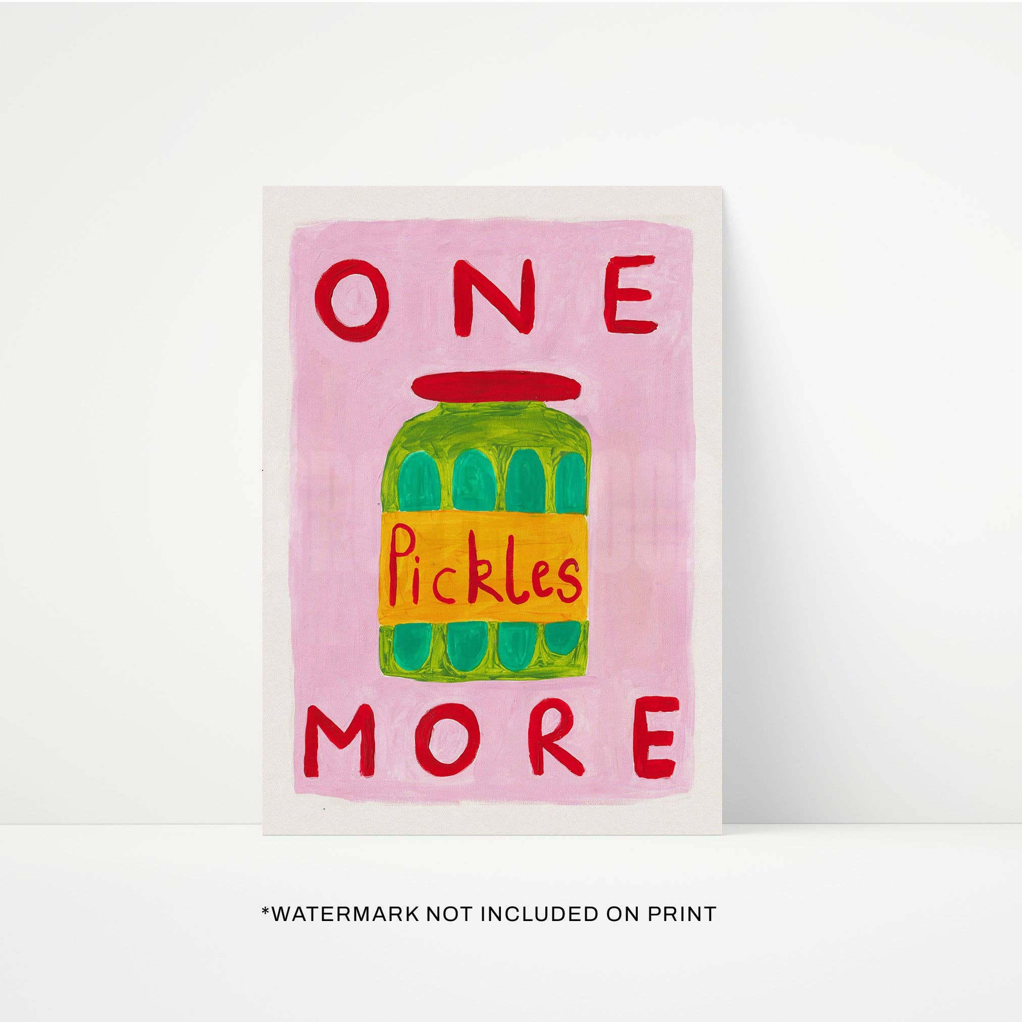 One More Pickle A4 Print