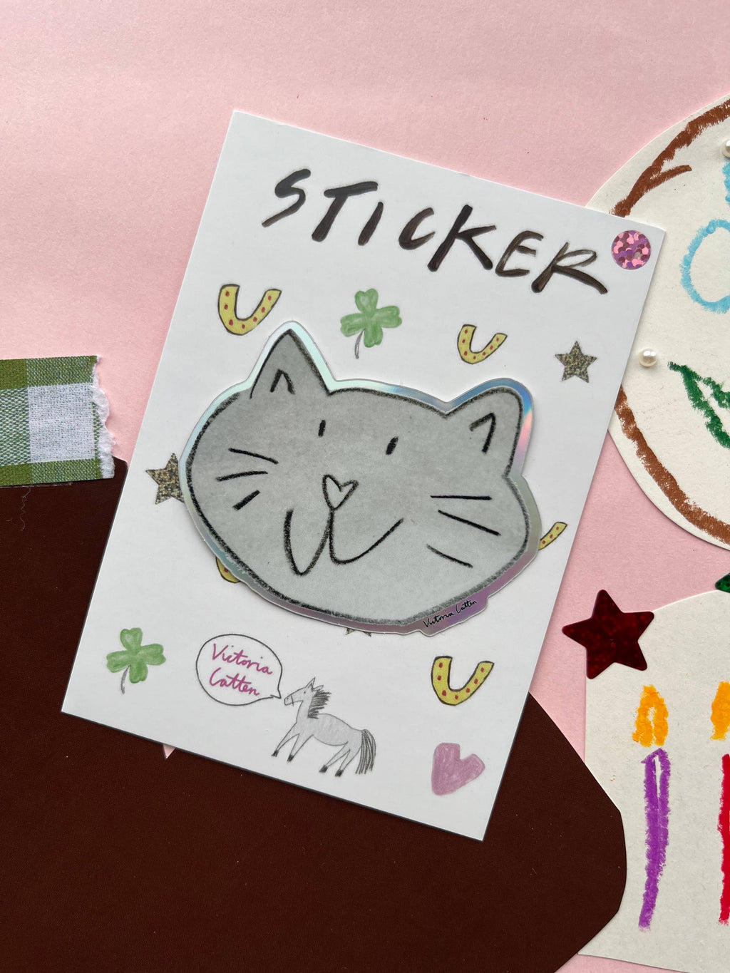 Cat Animal Pal Vinyl Sticker