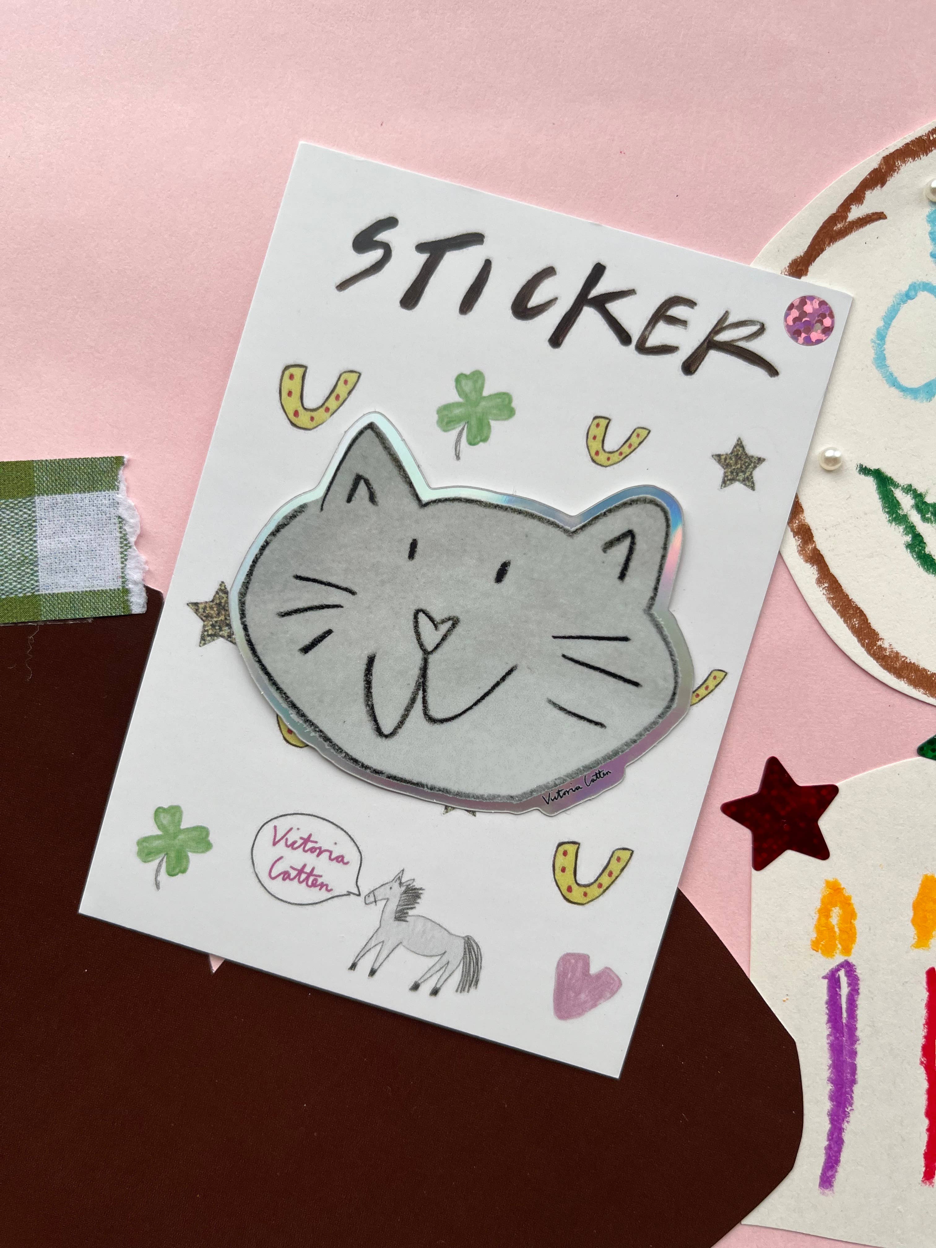 Cat Animal Pal Vinyl Sticker