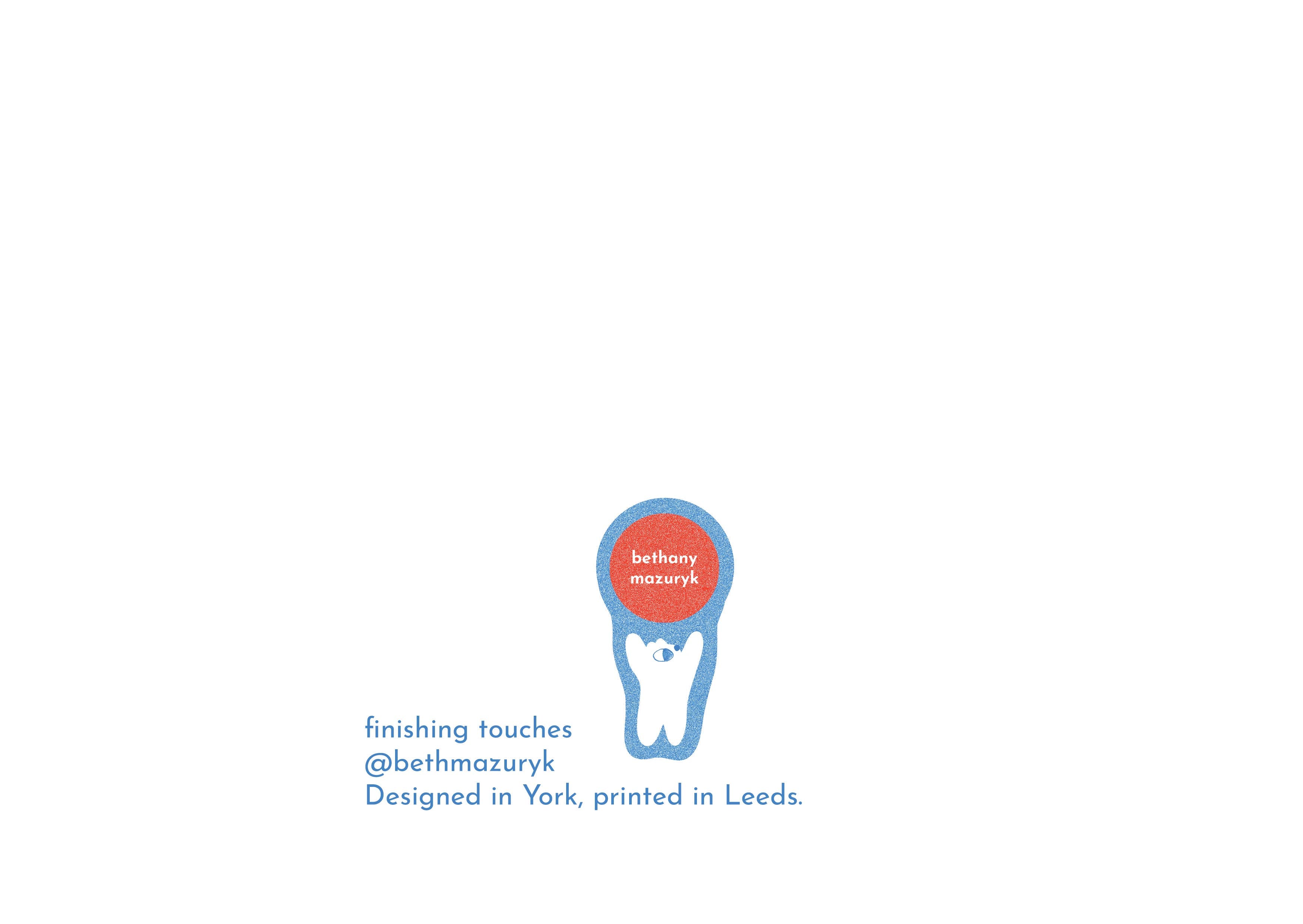 Finishing Touches Cake Greeting Card