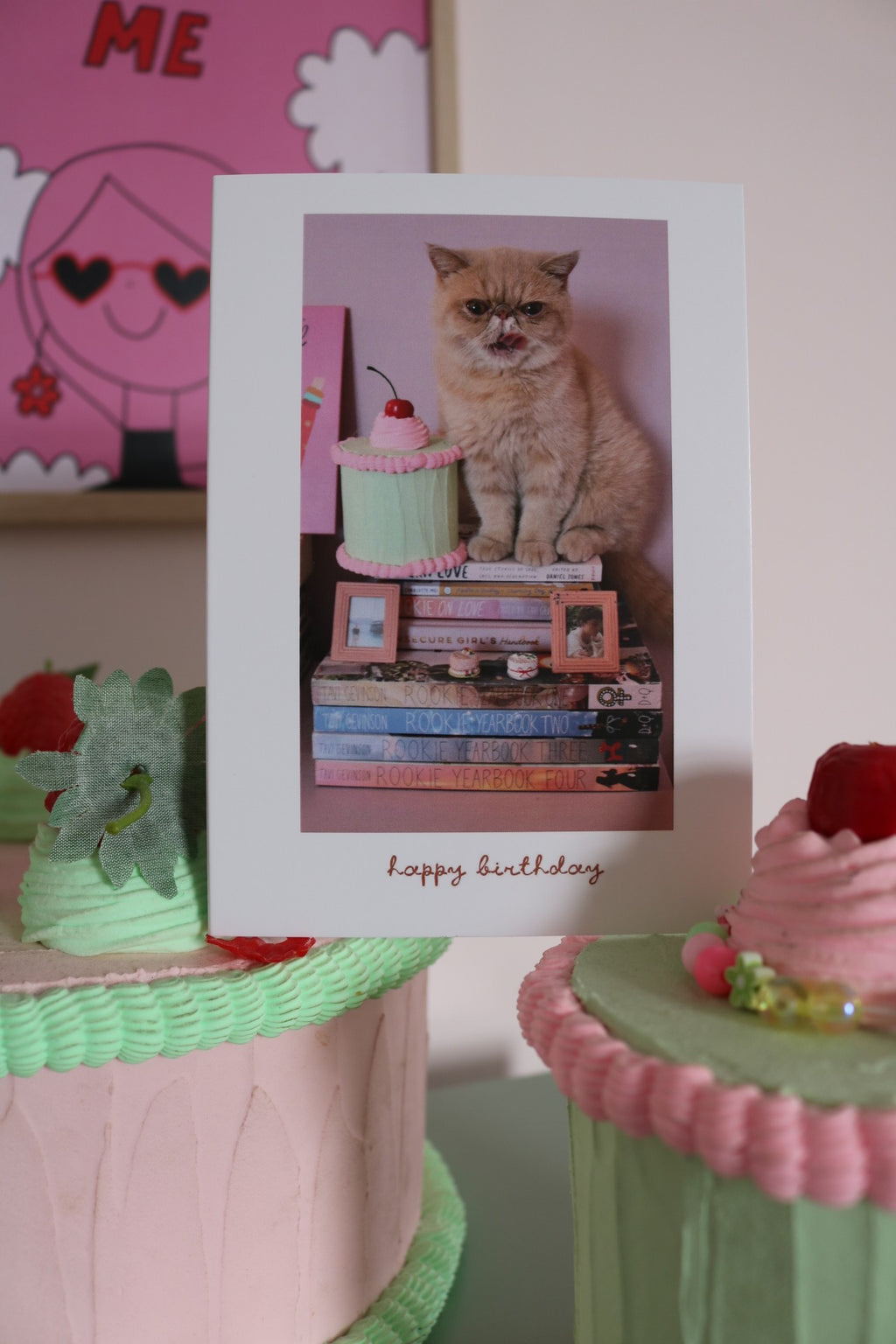 Happy Birthday Marzi A6 Greeting Card