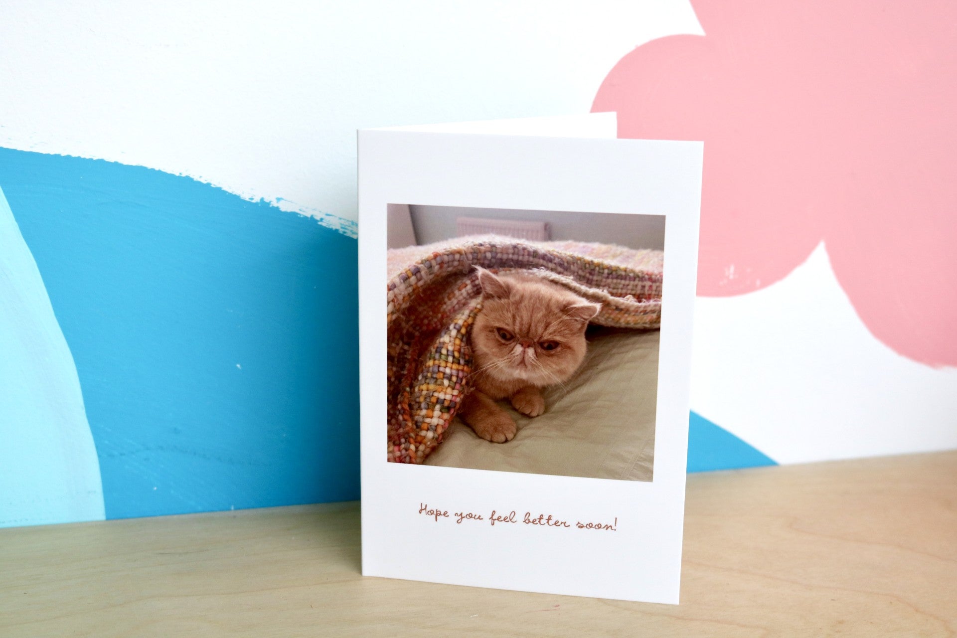 Hope You Feel Better Soon Cat Greeting Card