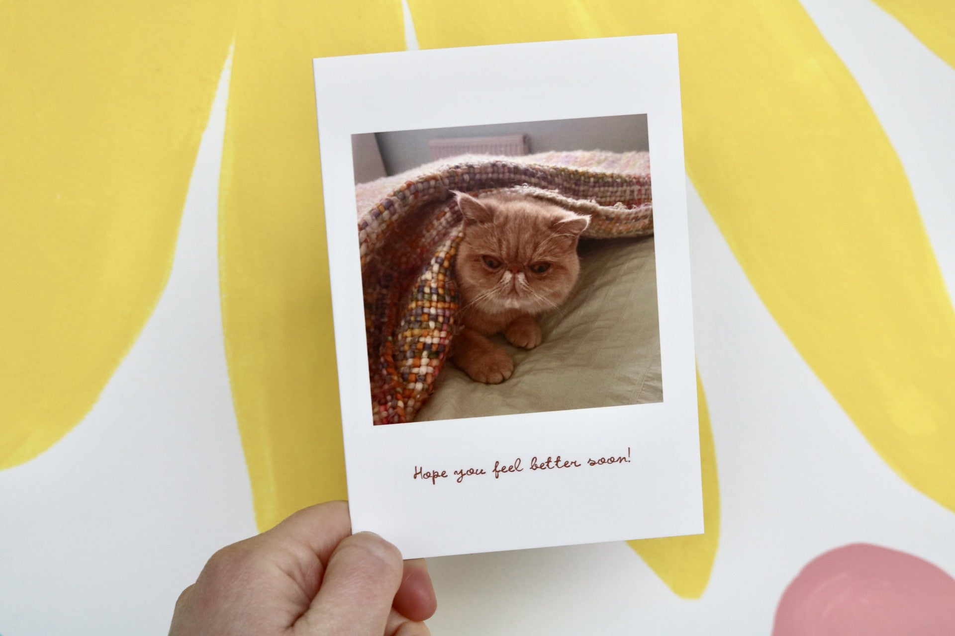 Hope You Feel Better Soon Cat Greeting Card