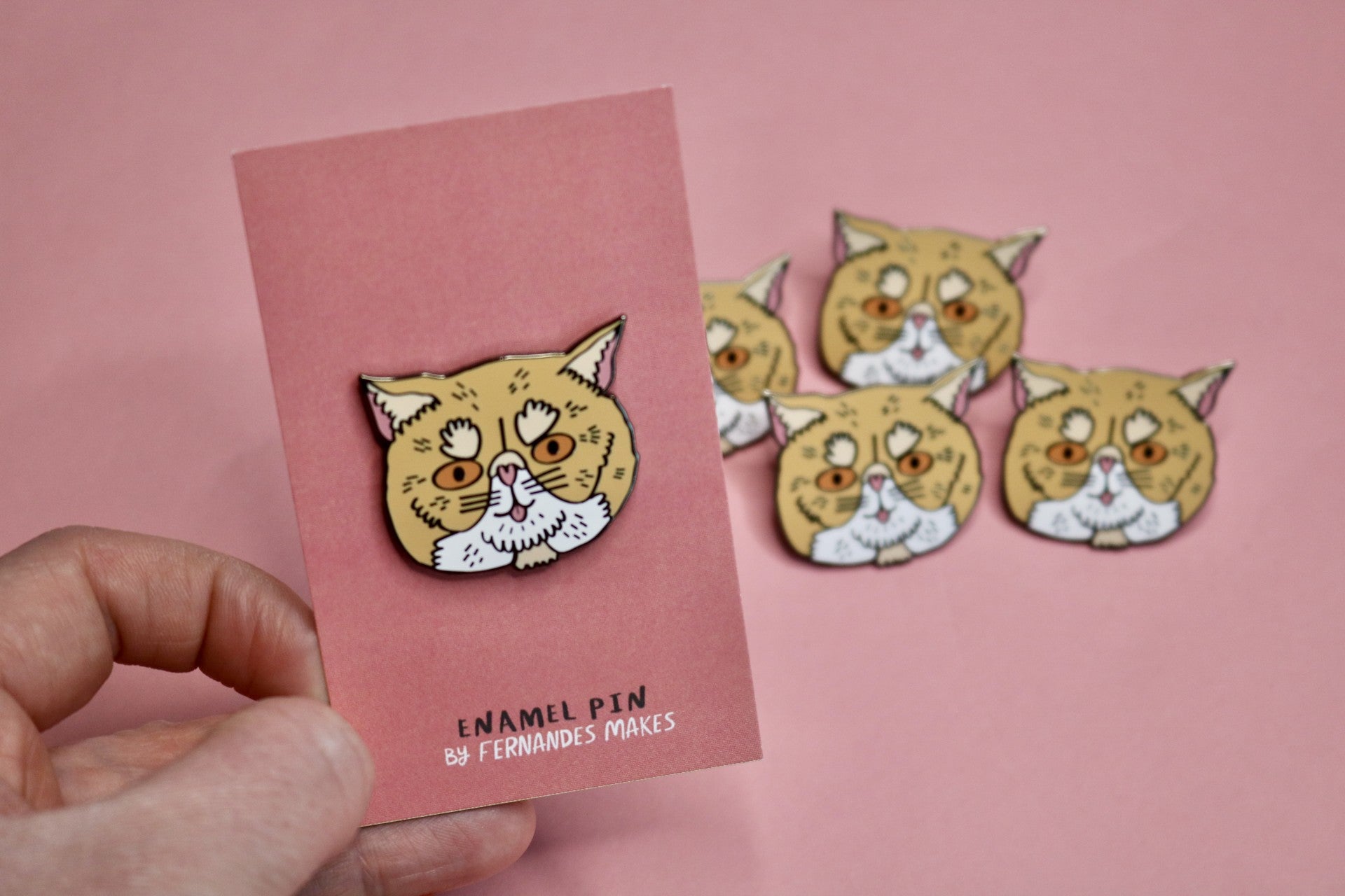 Marzi Cat Enamel Pin