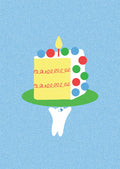 Big Slice Of Cake Greeting Card