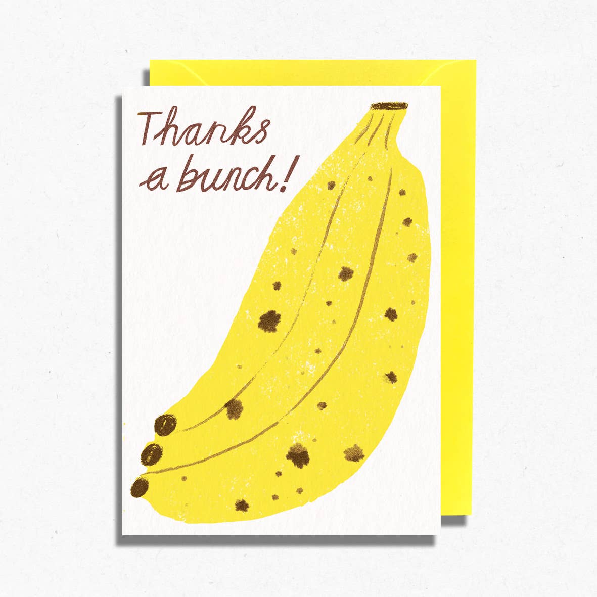 Thanks A Bunch Greeting Card