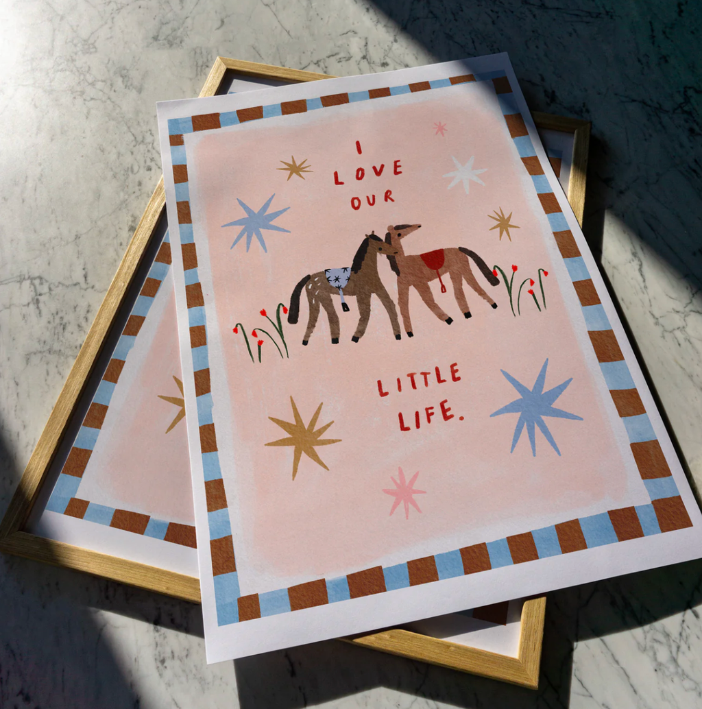 I Love Our Little Life A4 Print