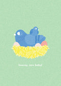 New Baby Pigeon Greetings Card