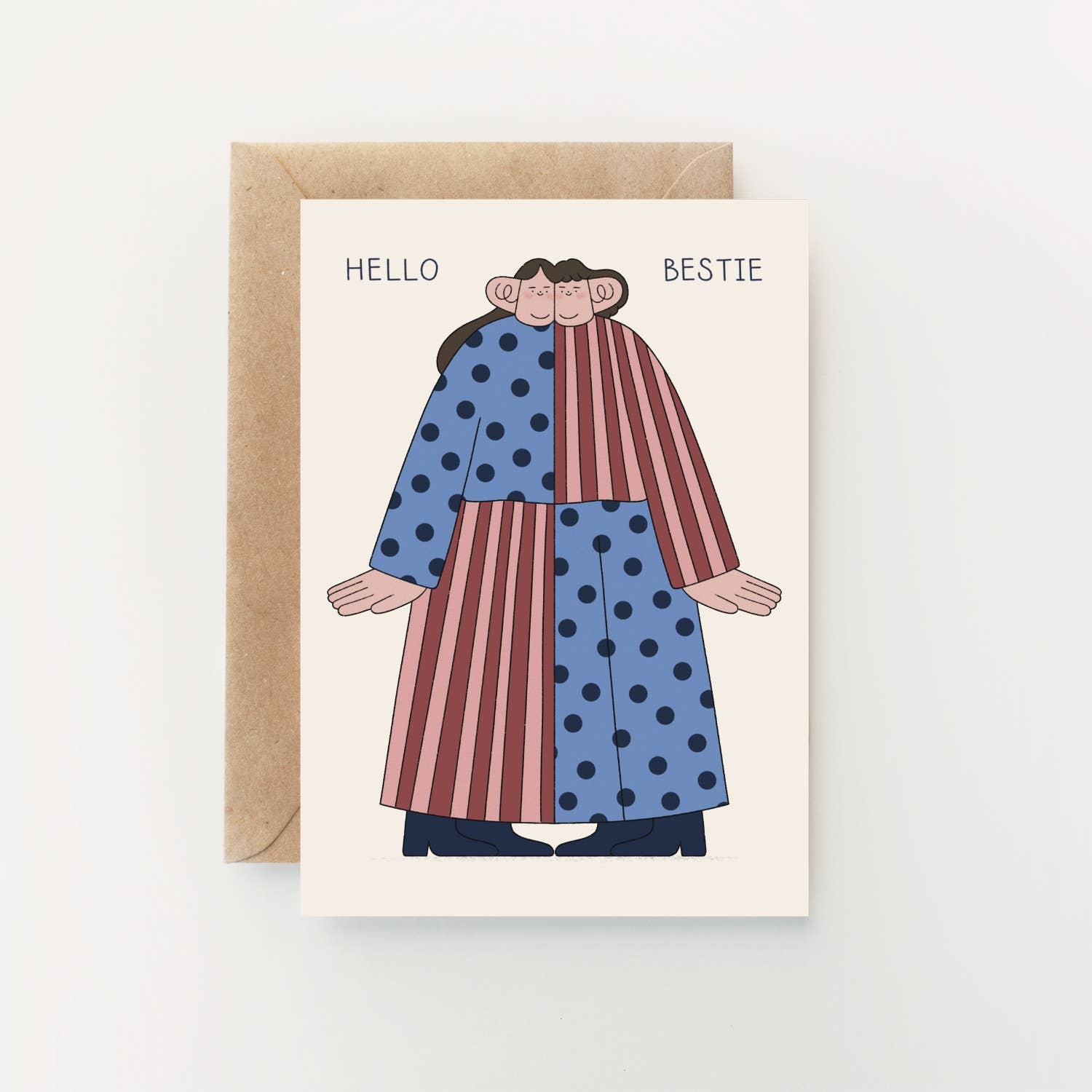 Hello Bestie Greeting Card