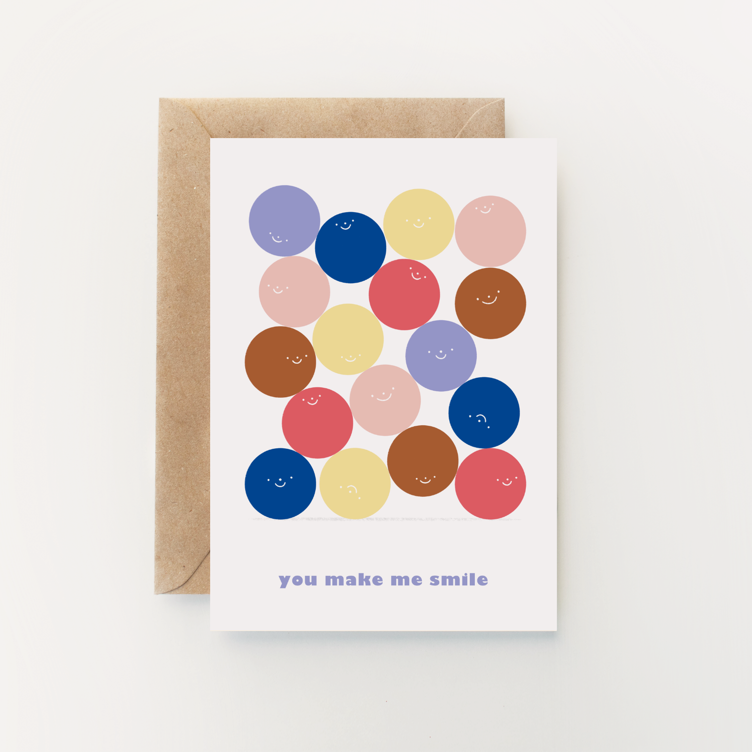 You Make Me Smile Greeting Card