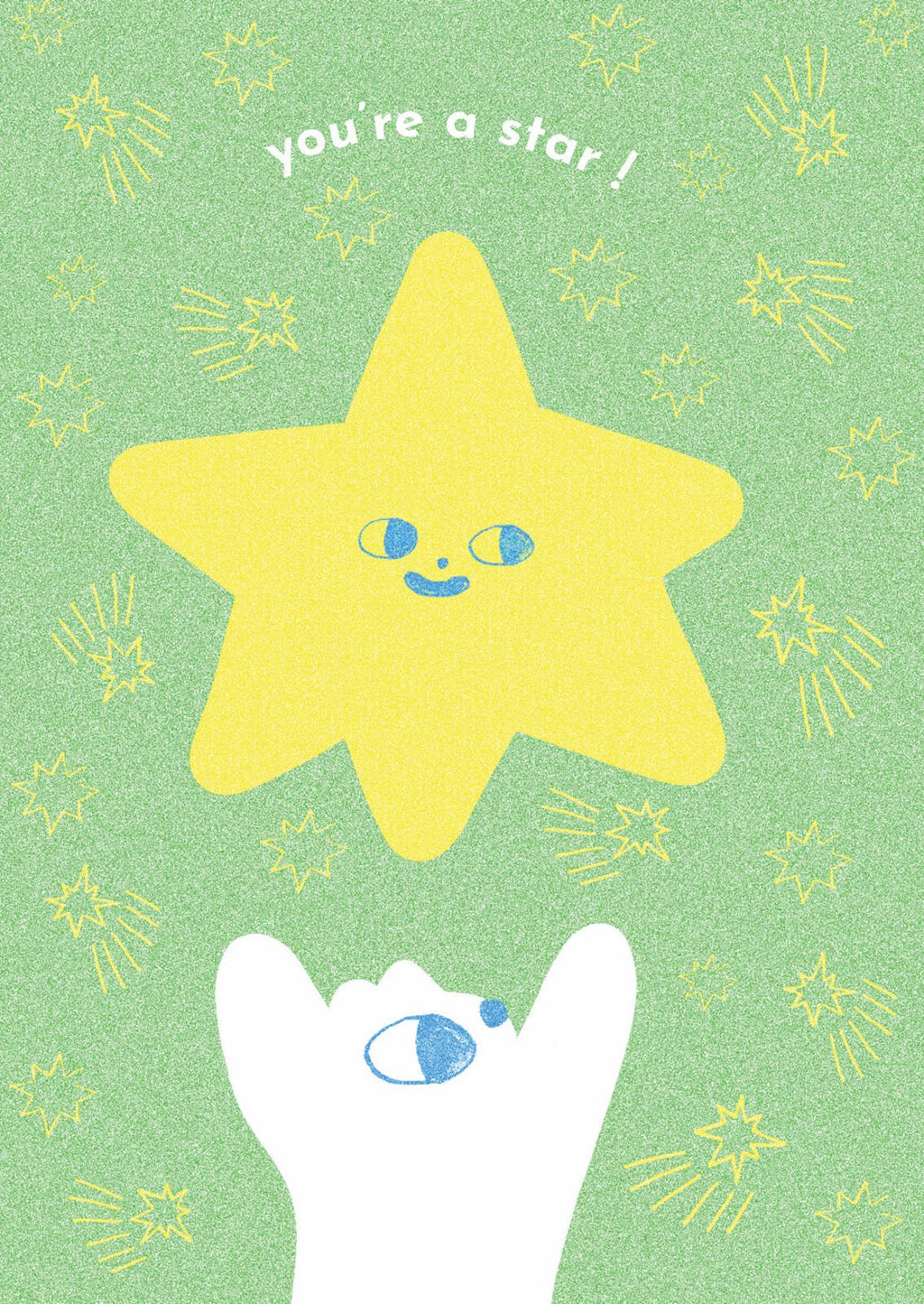 You're a Star Bear Greeting Card