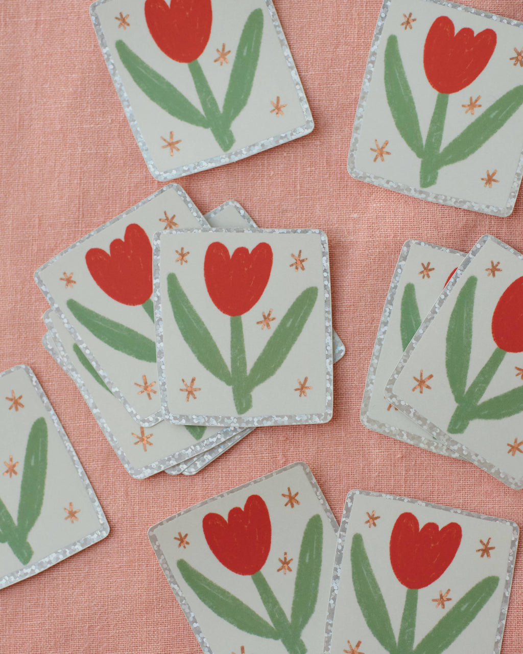 Tulip Holographic Vinyl Sticker