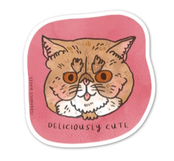 Deliciously Cute Marzi Glossy Vinyl Sticker