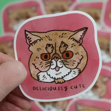 Deliciously Cute Marzi Glossy Vinyl Sticker