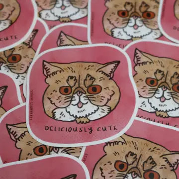 Deliciously Cute Marzi Glossy Vinyl Sticker